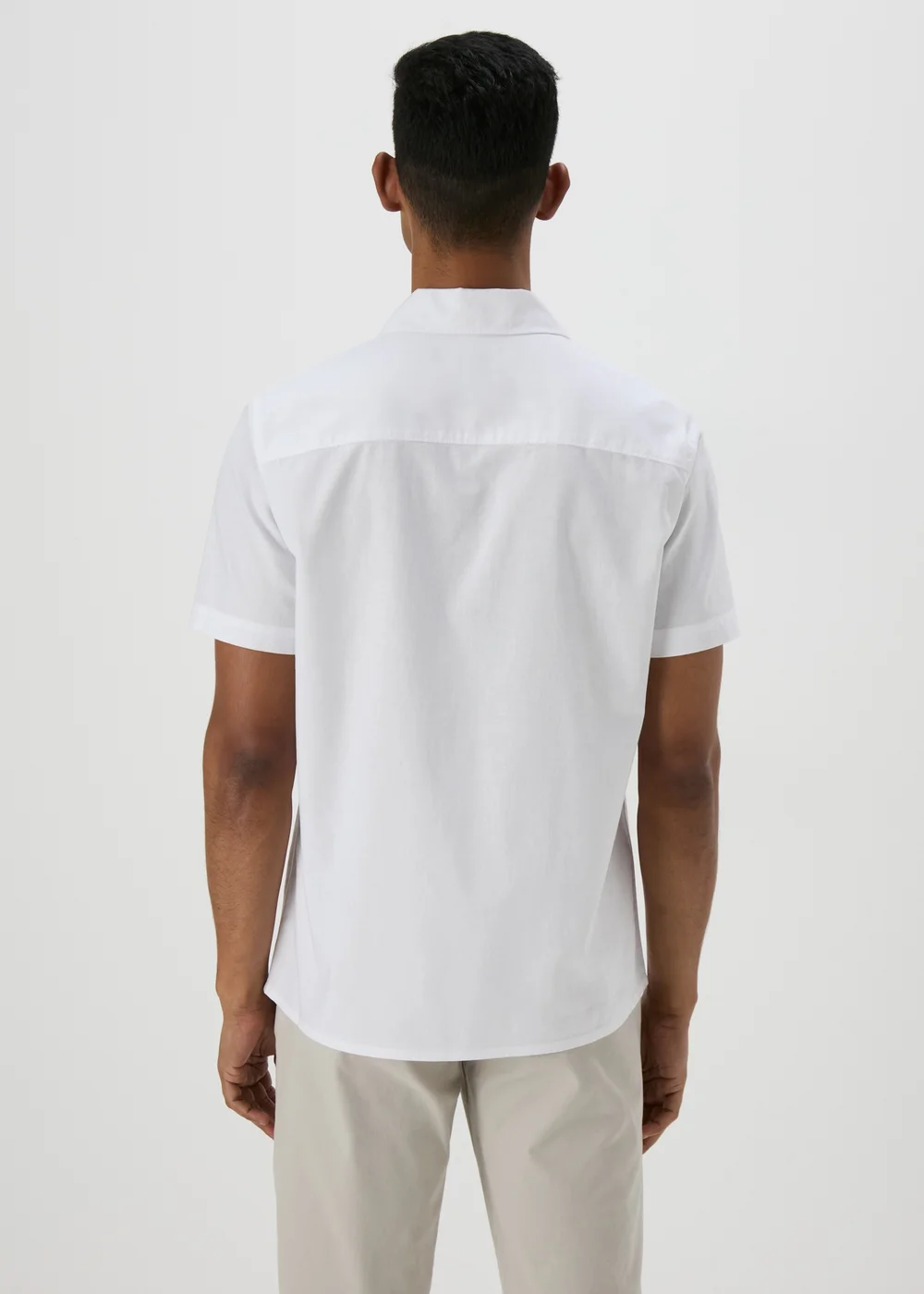 White Linen Shirt - S Image 2