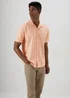Peach Linen Shirt - S Image 4