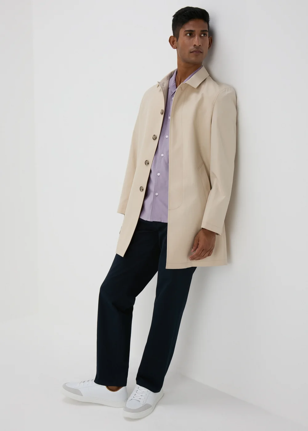 Lilac Linen Shirt - S Image 4