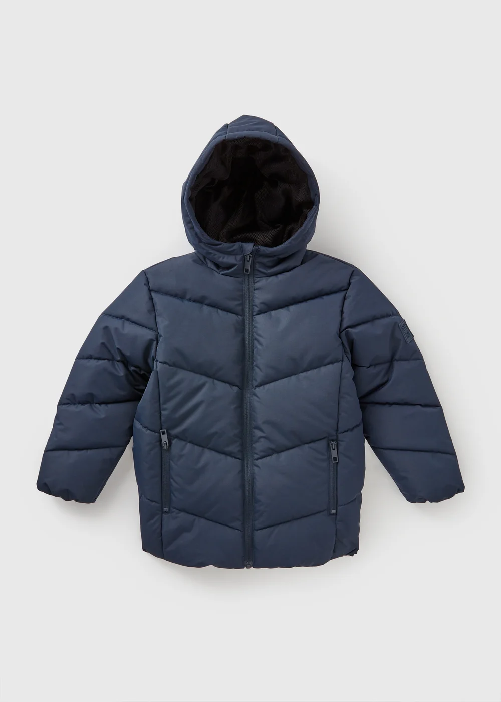 Boys Navy Padded Coat (1-7yrs) - Age 2 - 3 Years Image 1
