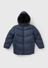 Boys Navy Padded Coat (1-7yrs) - Age 2 - 3 Years Image 1