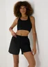 Souluxe Black Walking Shorts - 8 Image 1