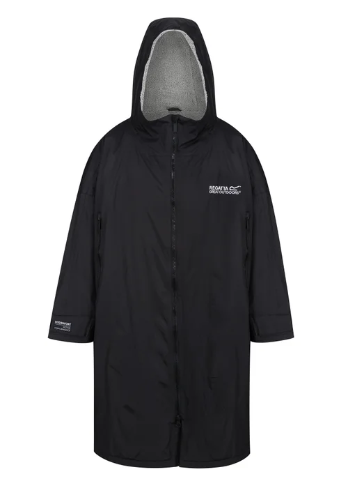 Regatta Black Robe Windbreaker Jacket - S/M Image 1