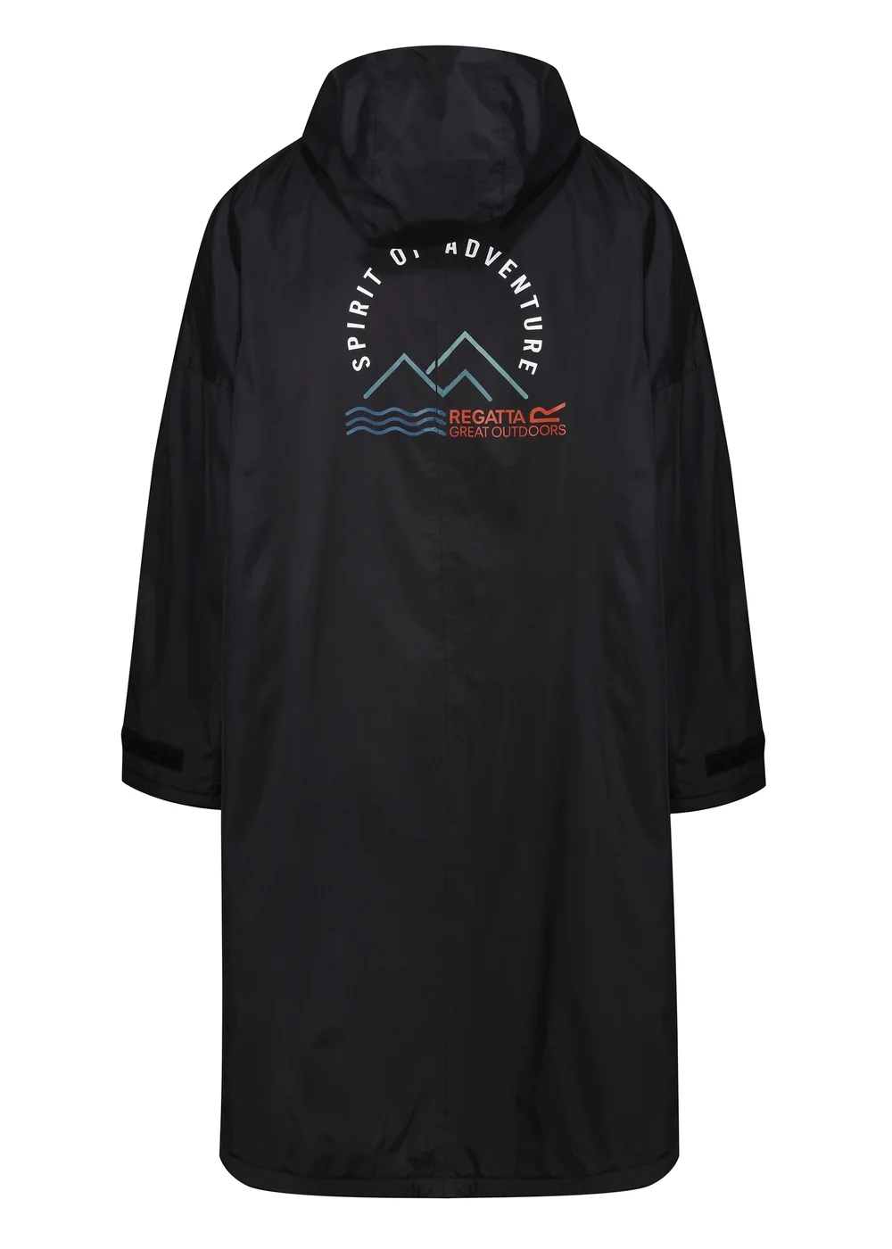 Regatta Black Robe Windbreaker Jacket - S/M Image 2