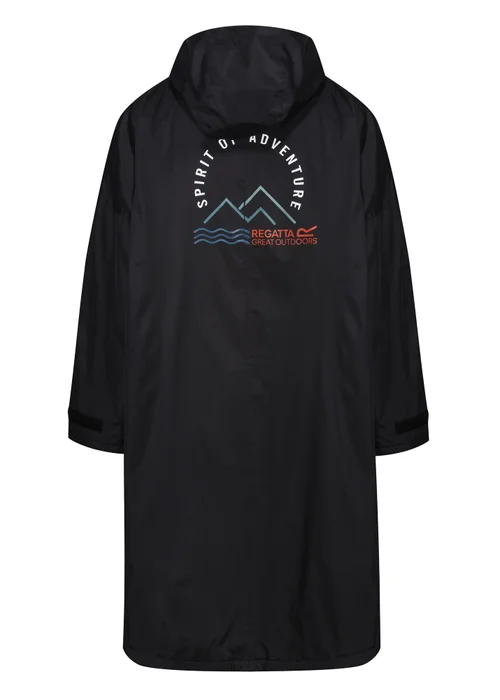Regatta Black Robe Windbreaker Jacket - S/M Image 2