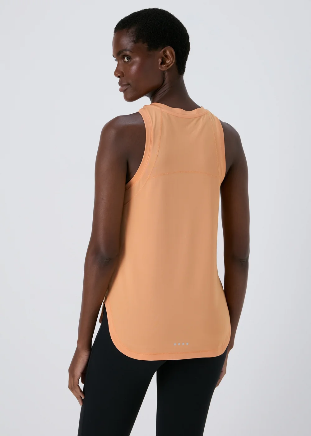 Souluxe Orange High Neck Longline Vest - S Image 2