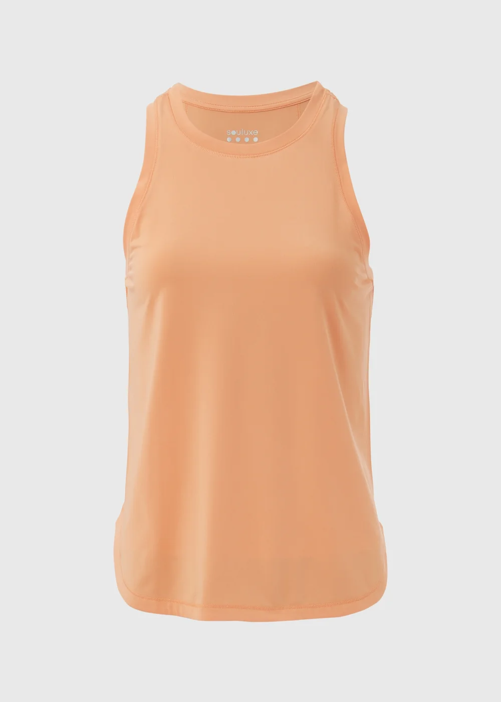 Souluxe Orange High Neck Longline Vest - S Image 5