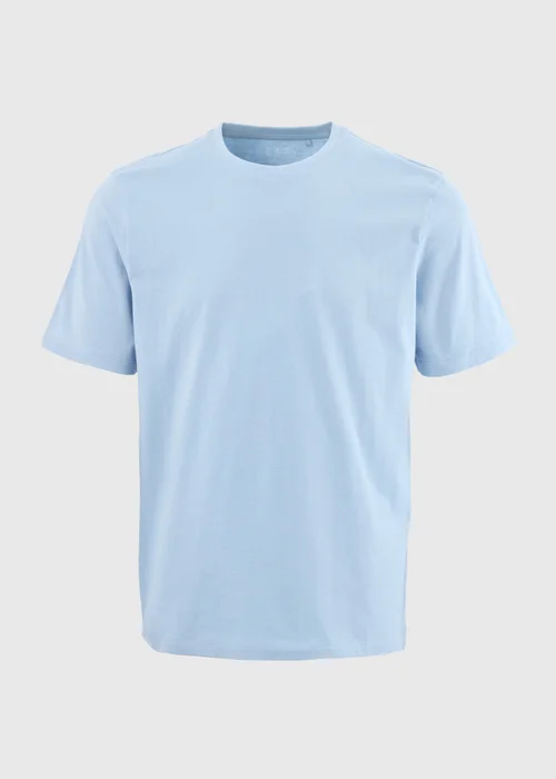 Light Blue Essential Crew Neck T-Shirt - XS Image 5