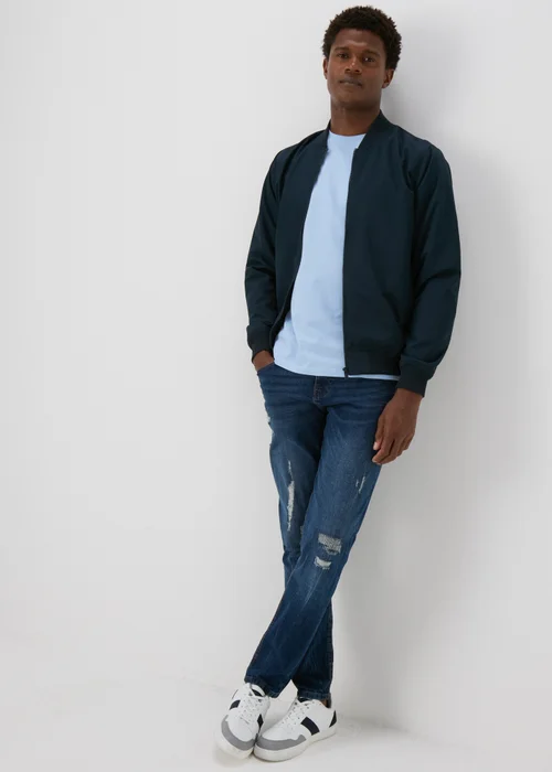 Light Blue Essential Crew Neck T-Shirt - XS Image 4