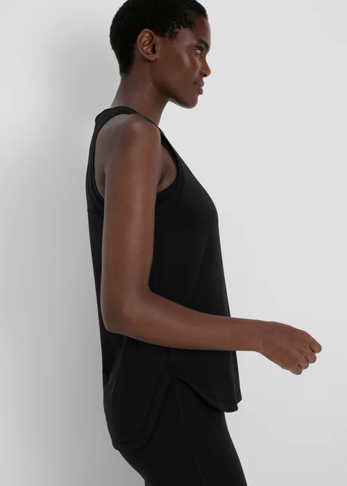 Souluxe Black High Neck Vest Top - Small Image 3