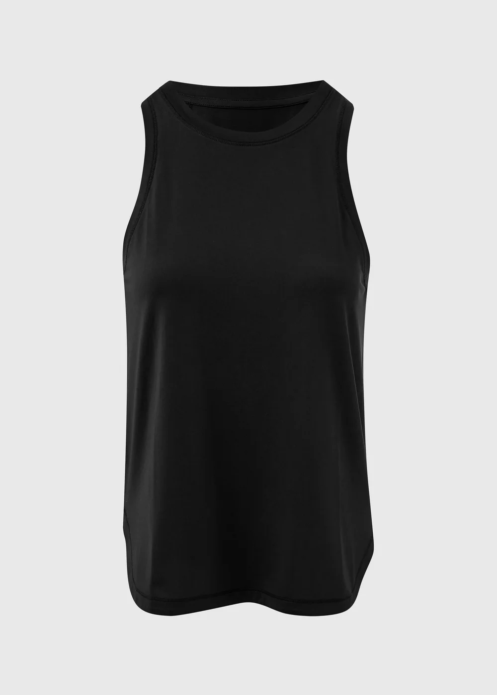 Souluxe Black High Neck Vest Top - Small Image 5
