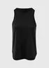 Souluxe Black High Neck Vest Top - Small Image 5