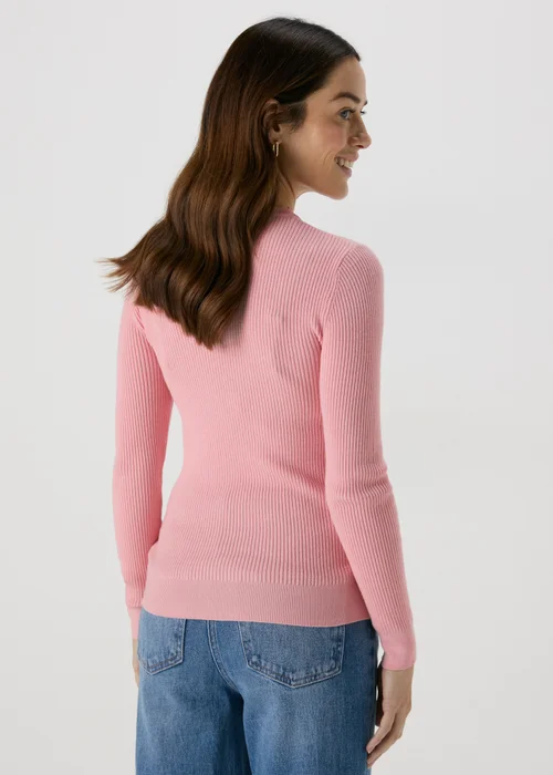 Pink Fine Gauge Jumper - 8 Image 2
