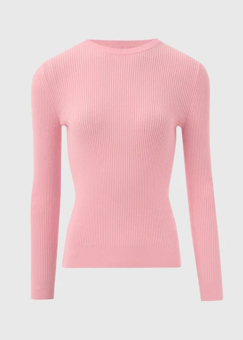 Pink Fine Gauge Jumper - 8 Image 5