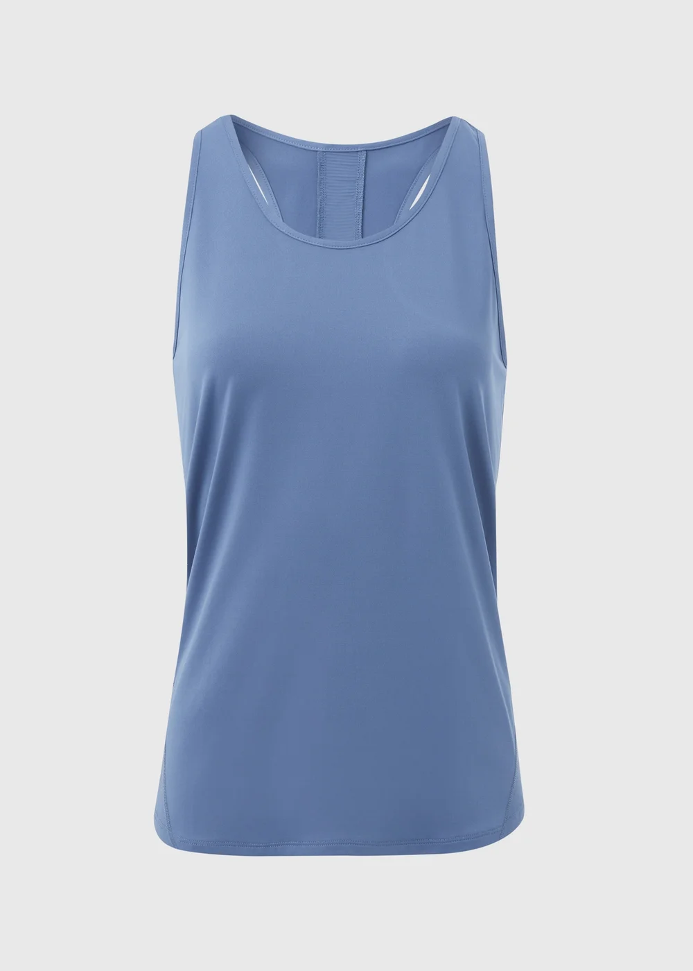 Souluxe Blue Mesh Detail Vest Top - Small Image 5