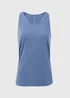 Souluxe Blue Mesh Detail Vest Top - Small Image 5