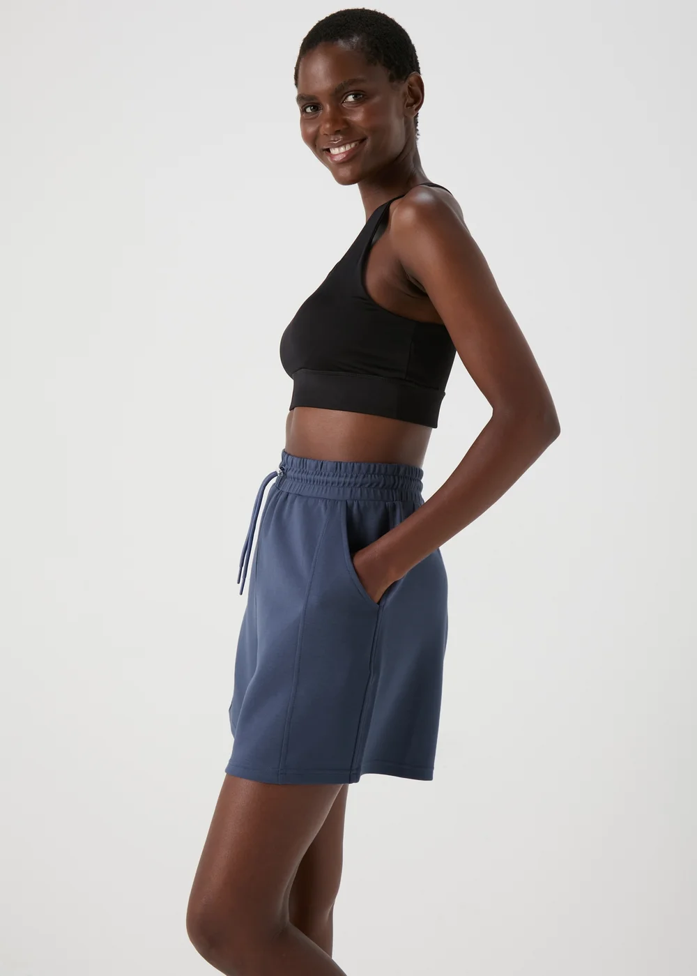 Souluxe Blue Sports Shorts - S Image 1