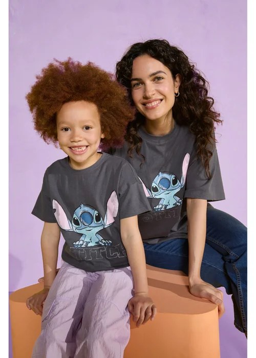 Disney Kids Grey Stitch T-Shirt (3-12yrs) - 3 Yrs Image 3