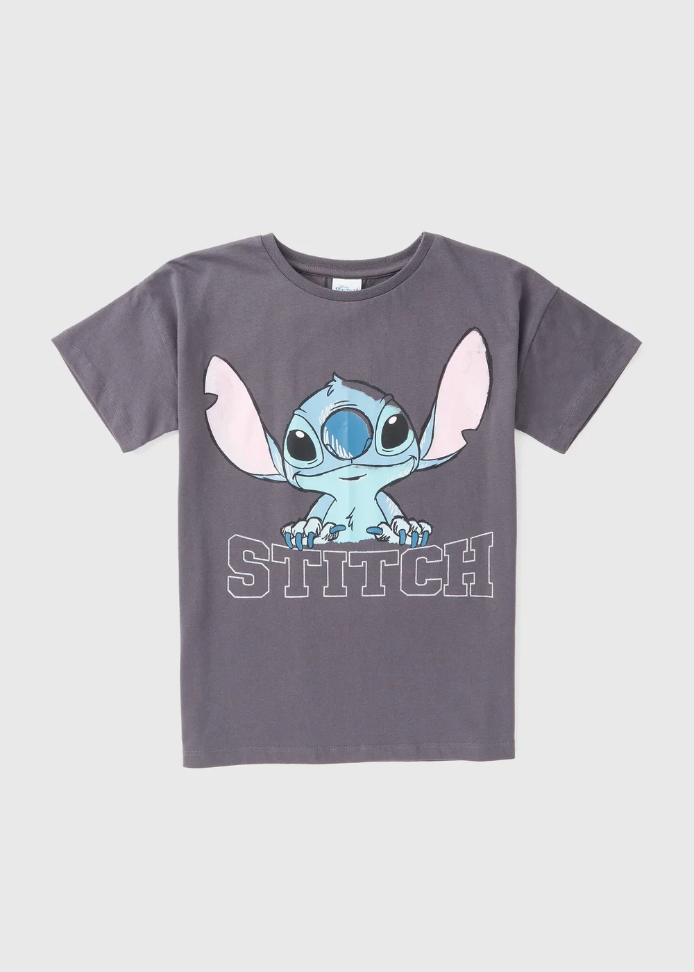 Disney Kids Grey Stitch T-Shirt (3-12yrs) - 3 Yrs Image 1