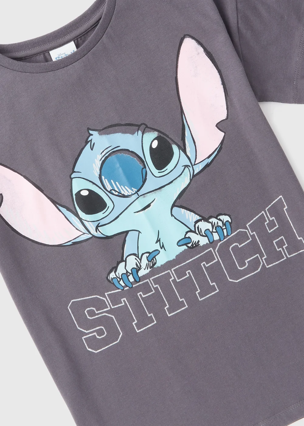 Disney Kids Grey Stitch T-Shirt (3-12yrs) - 3 Yrs Image 2