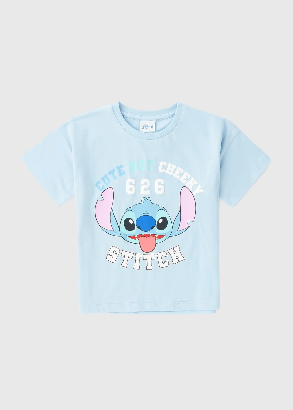 Disney Kids Blue Stitch T-Shirt ( 1-7yrs) - 1 to 1 half years Image 1