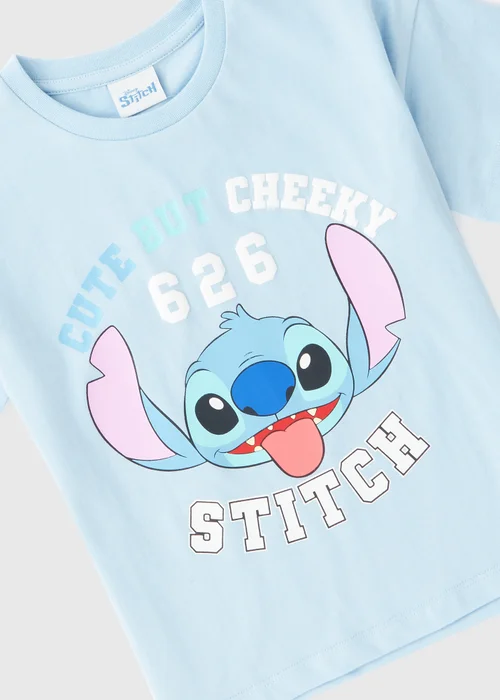Disney Kids Blue Stitch T-Shirt ( 1-7yrs) - 1 to 1 half years Image 2