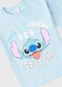 Disney Kids Blue Stitch T-Shirt ( 1-7yrs) - 1 to 1 half years Image 2