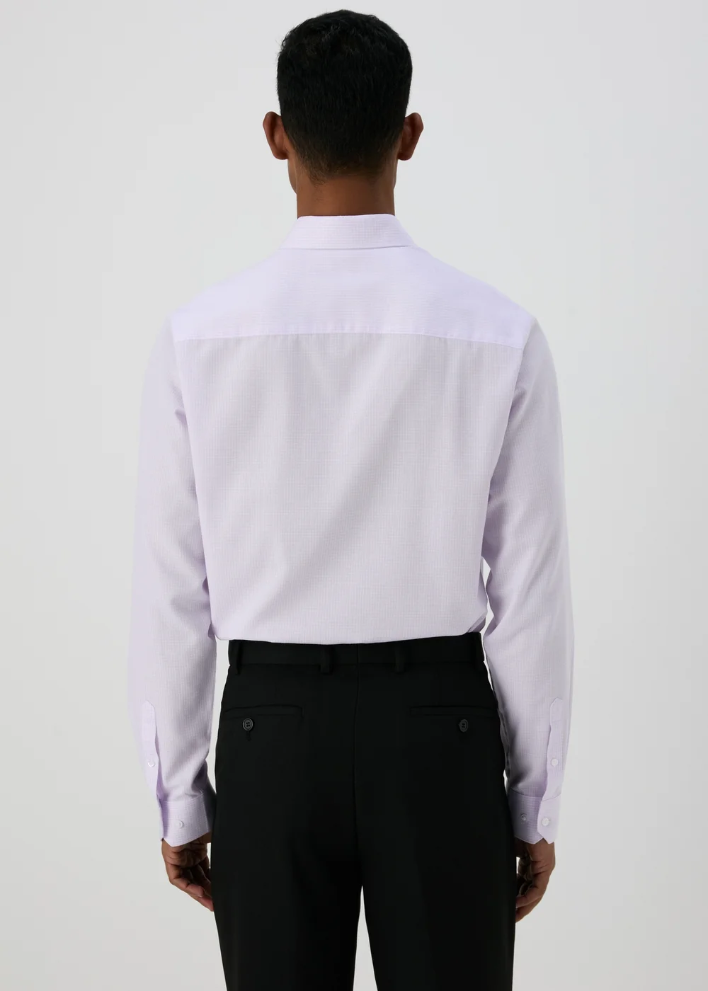 Taylor & Wright Lilac Check Regular Fit Shirt - S Image 3