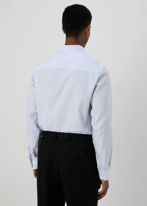 Taylor & Wright Blue Polka Dot Regular Fit Shirt - S Image 2