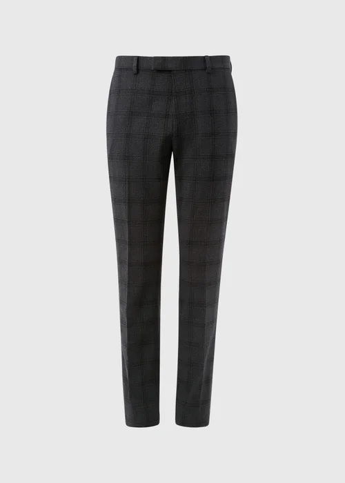 Taylor & Wright Blenheim Charcoal Slim Fit Trousers - 30 Waist 29 Leg Image 5