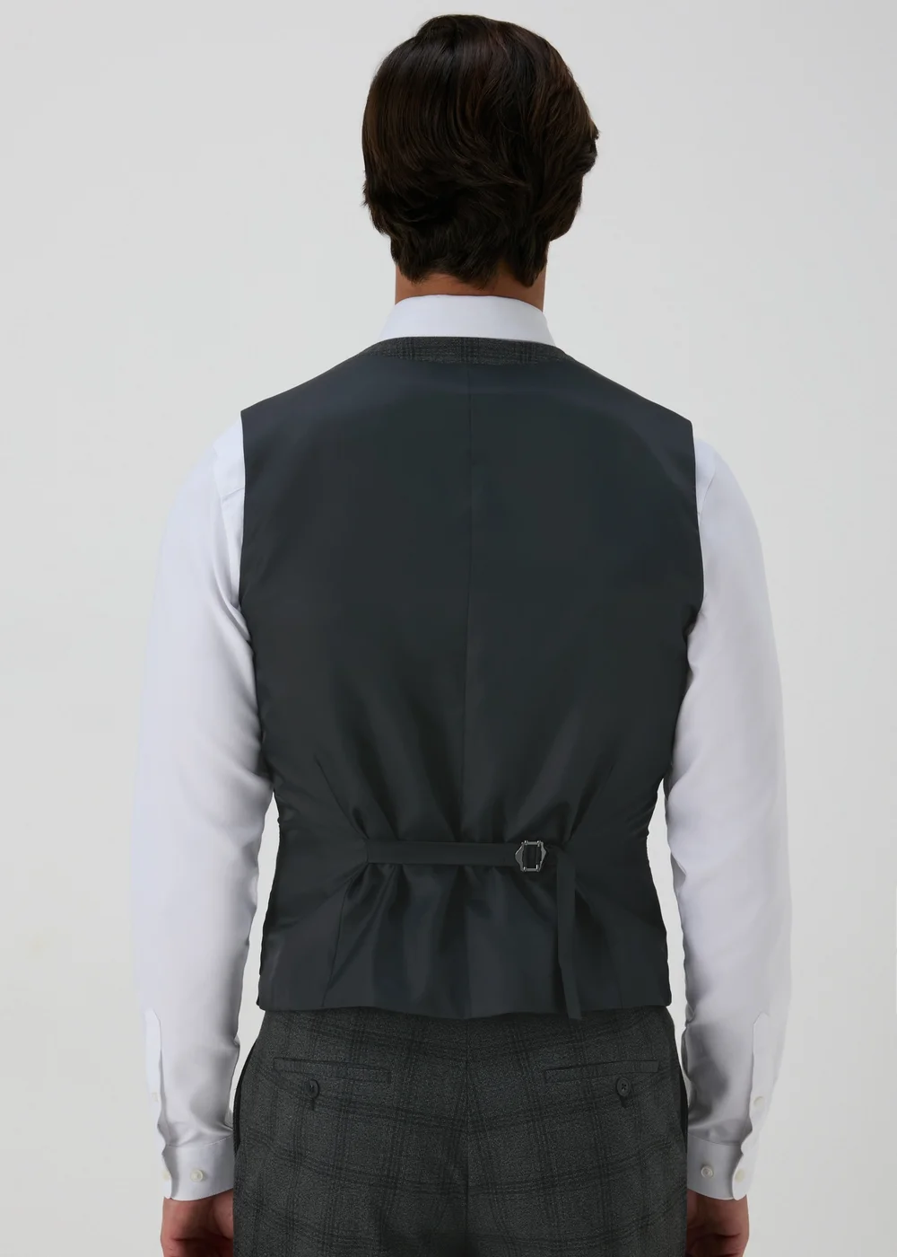 Taylor & Wright Blenheim Charcoal Slim Fit Waistcoat - Small Image 2