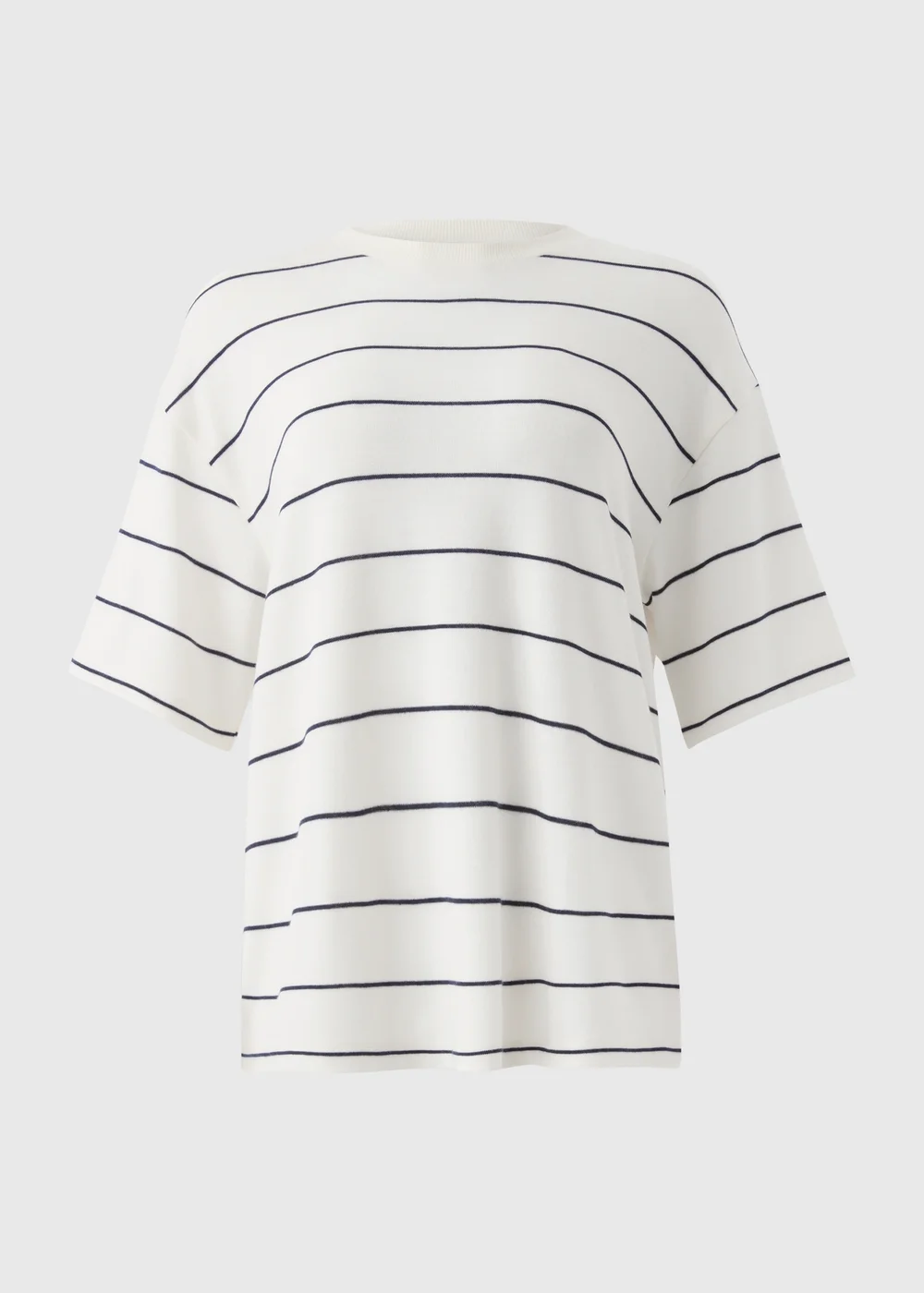 Cream Stripe Soft T-Shirt - S Image 5