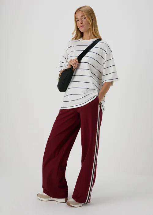 Cream Stripe Soft T-Shirt - S Image 4
