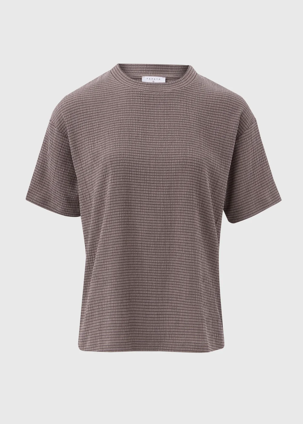 Taupe Textured Co Ord T-Shirt - 8 Image 5