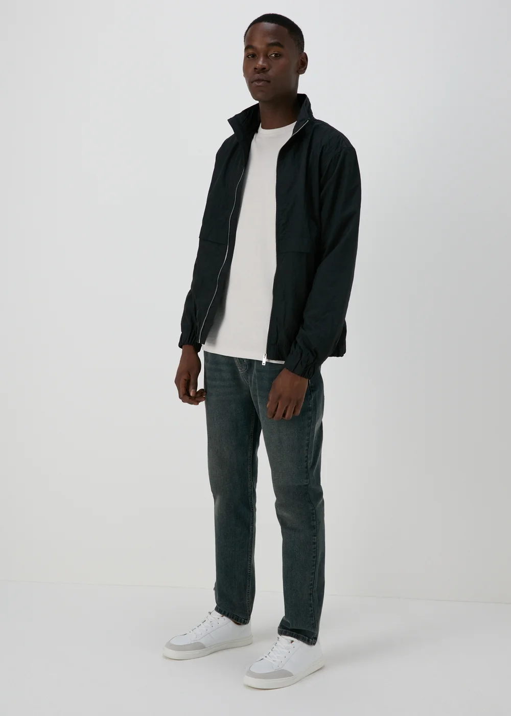 Grey Crew Neck T-Shirt - XS Image 4