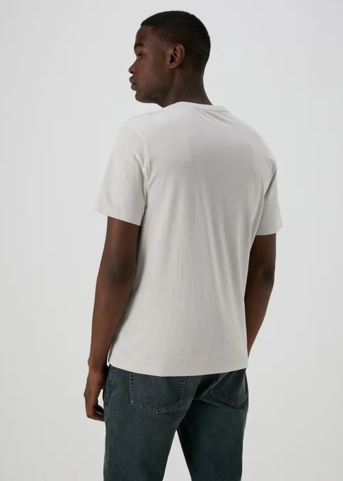 Grey Crew Neck T-Shirt - XS Image 2