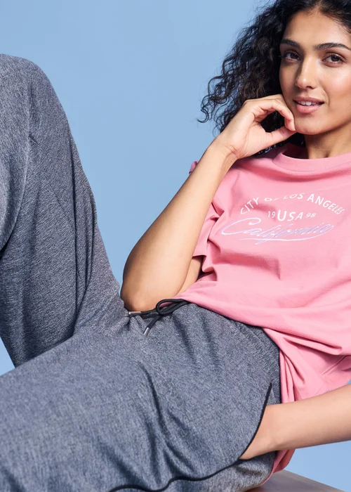 Pink Oversized Graphic T Shirt - S Image 5