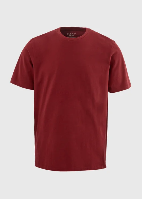 Red Essential Crew Neck T-Shirt - XS Image 5