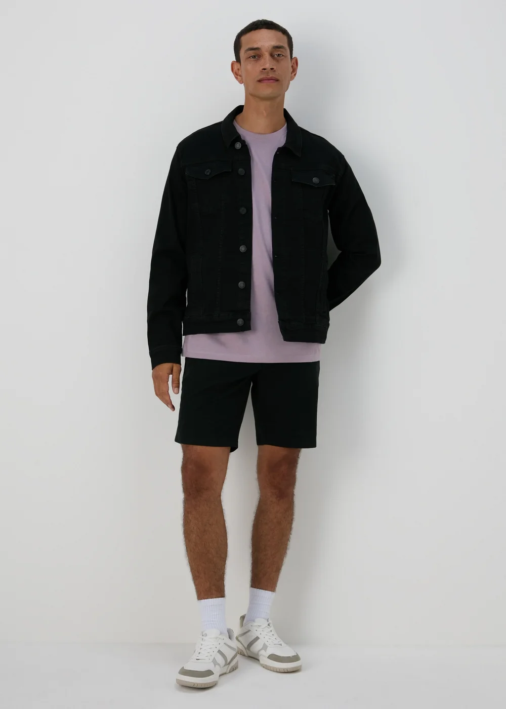 Lilac Essential Crew Neck T-Shirt - XS Image 3