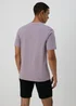 Lilac Essential Crew Neck T-Shirt - XS Image 2