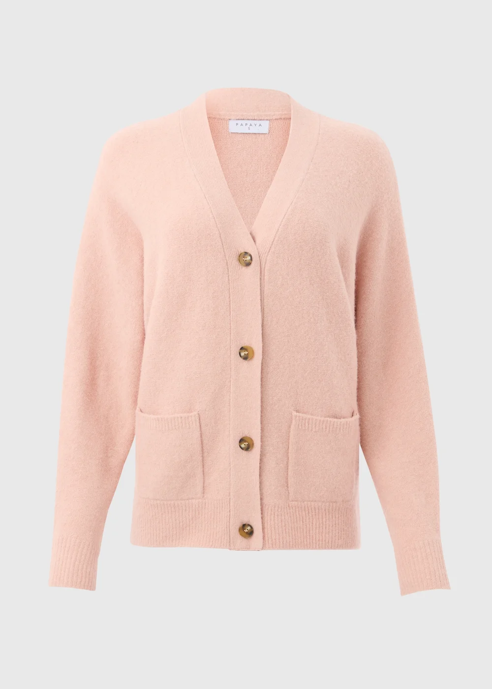 Pink Soft Button Front Cardigan - XS Image 4