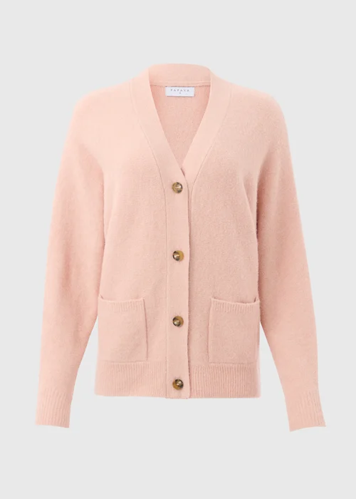 Pink Soft Button Front Cardigan - XS Image 4