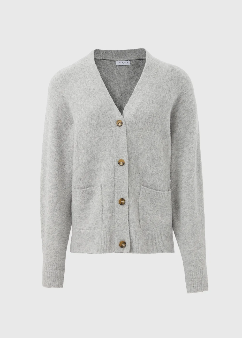 Grey Boyfriend Fit Cardigan - XS Image 4