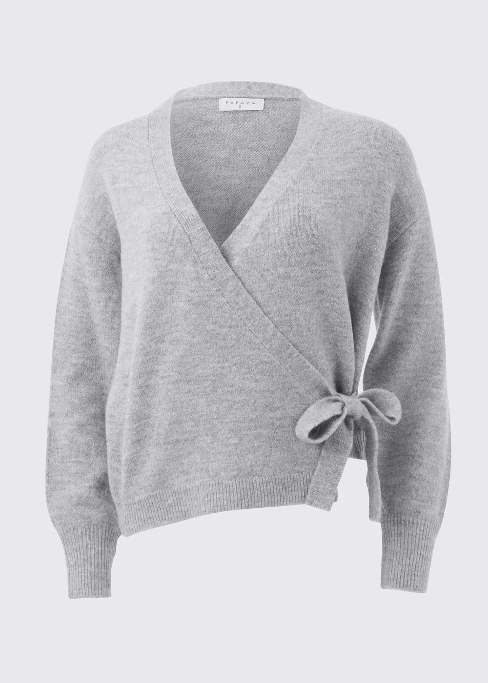 Grey Wrap Cardigan - XS Image 5