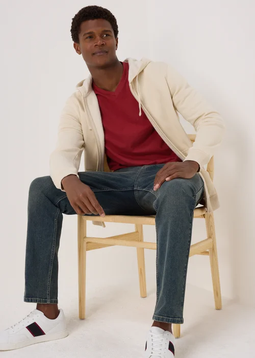 Red Essential V-Neck T-Shirt - XS Image 4
