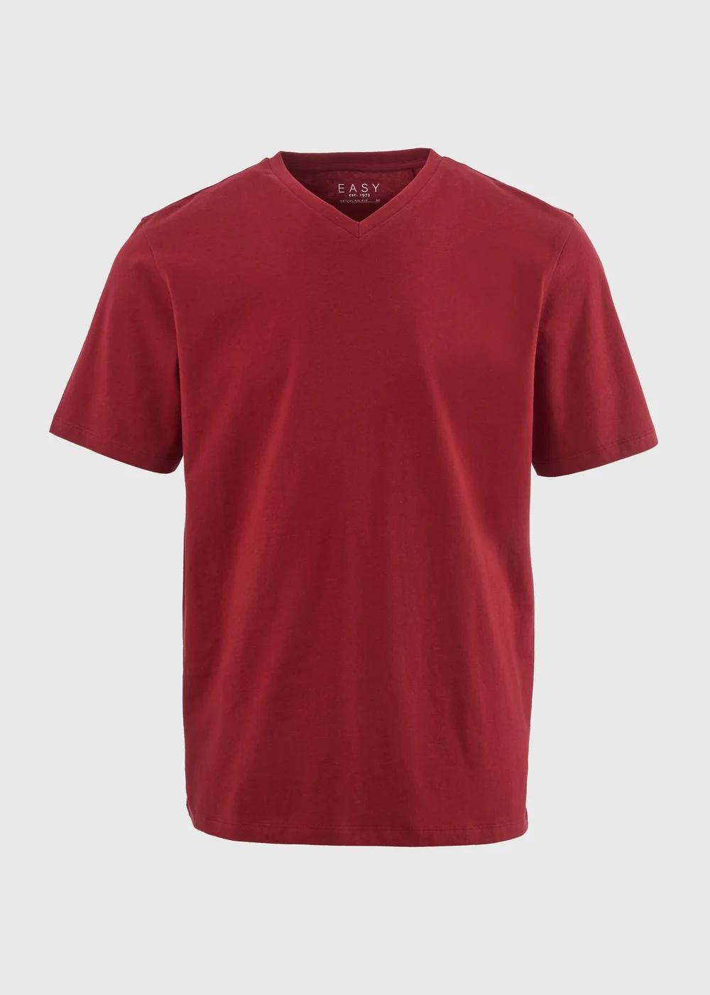 Red Essential V-Neck T-Shirt - XS Image 5