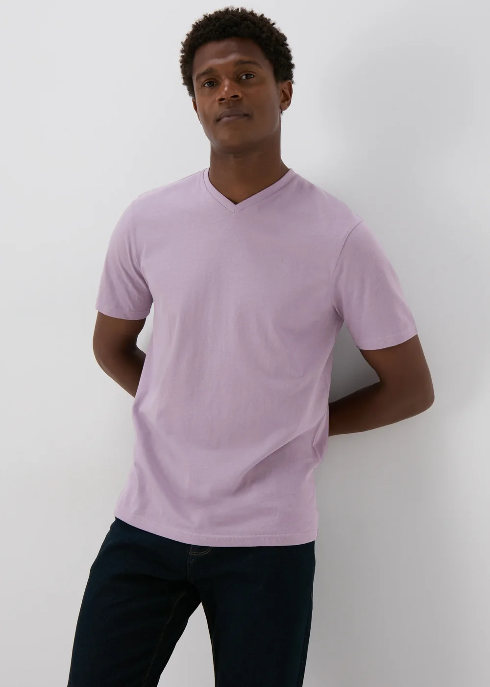 Purple Essential V-Neck T-Shirt - XS Image 1