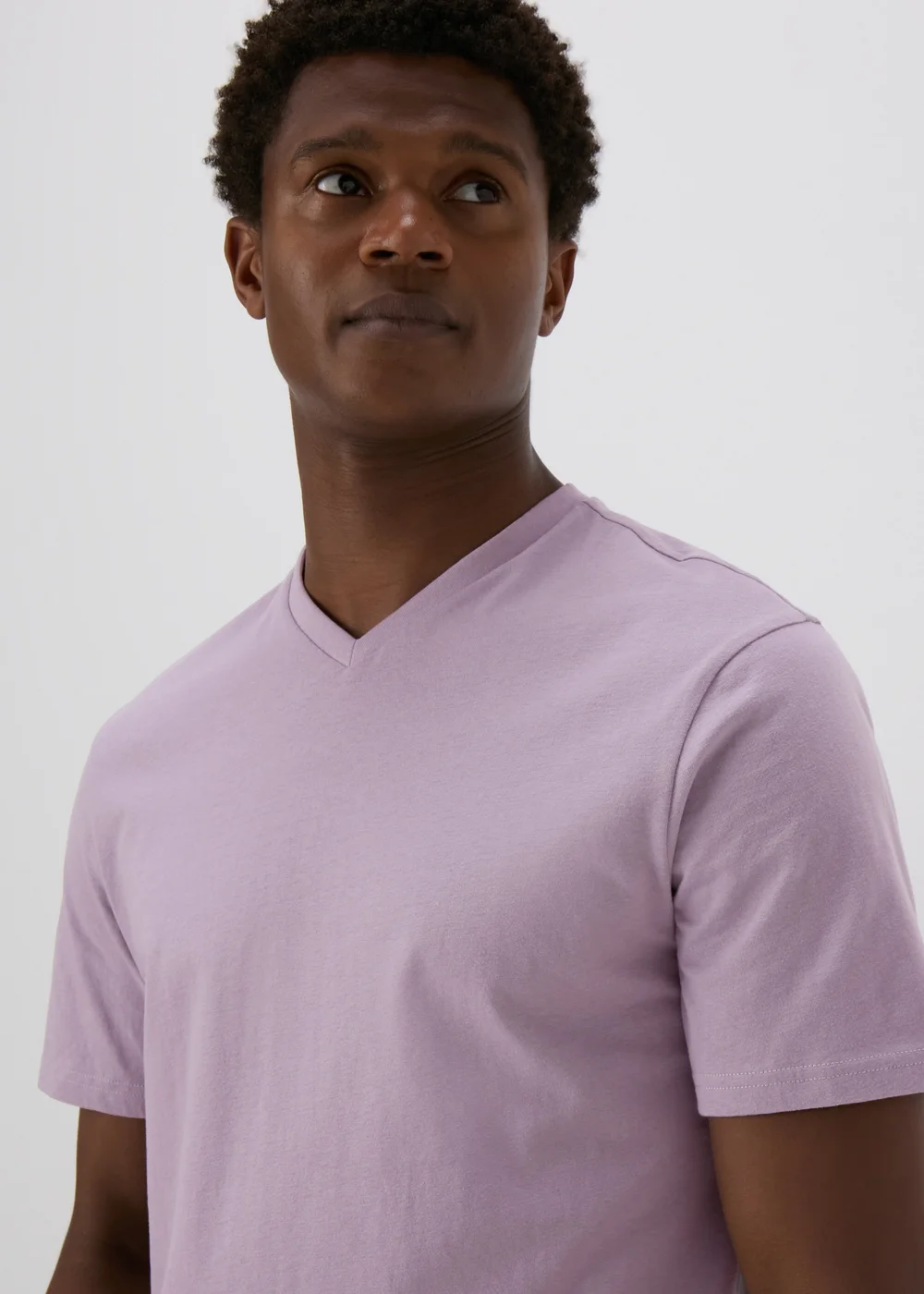 Purple Essential V-Neck T-Shirt - XS Image 3