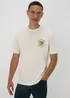 White Skull Printed T-Shirt - S Image 1