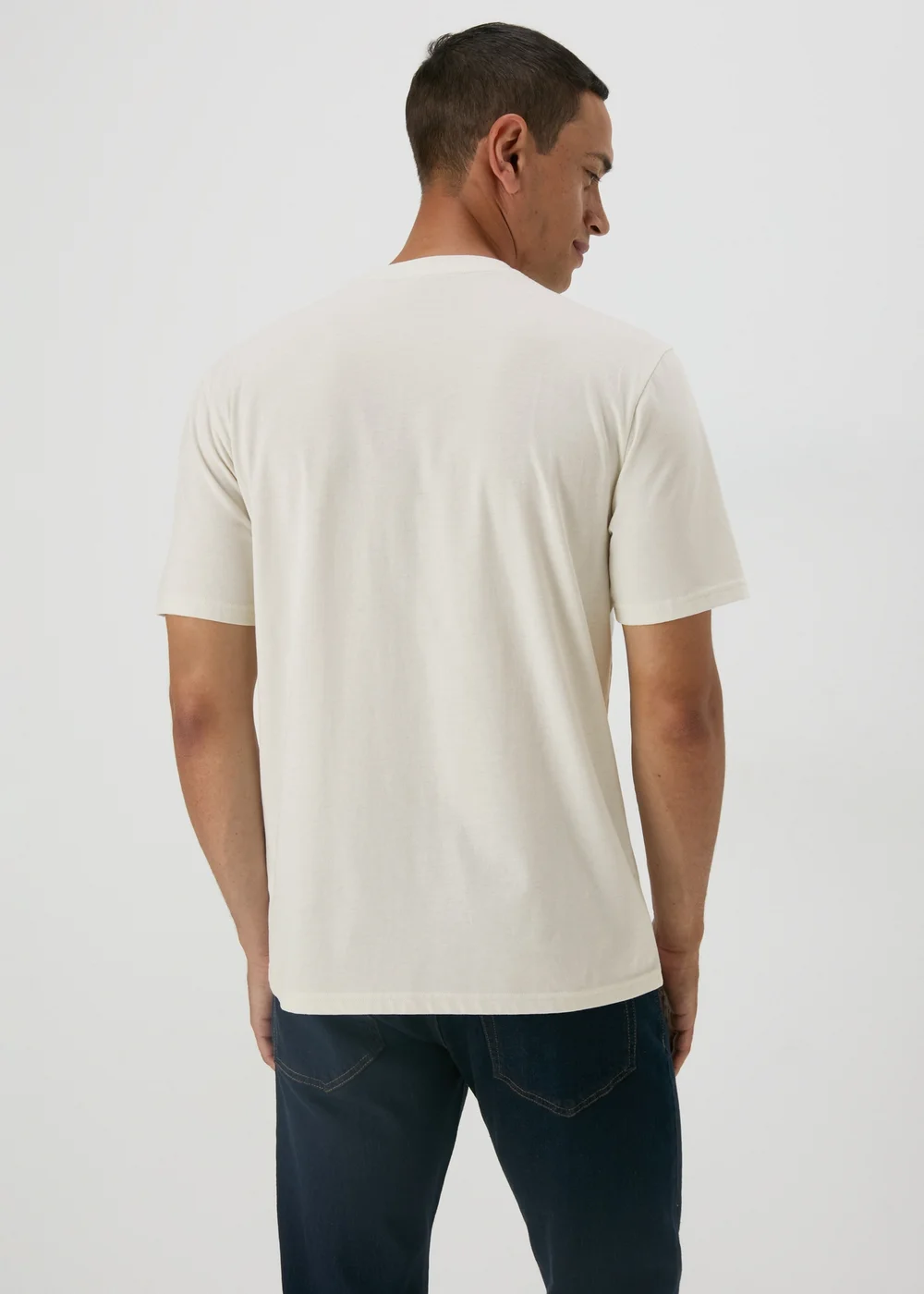 White Skull Printed T-Shirt - S Image 2